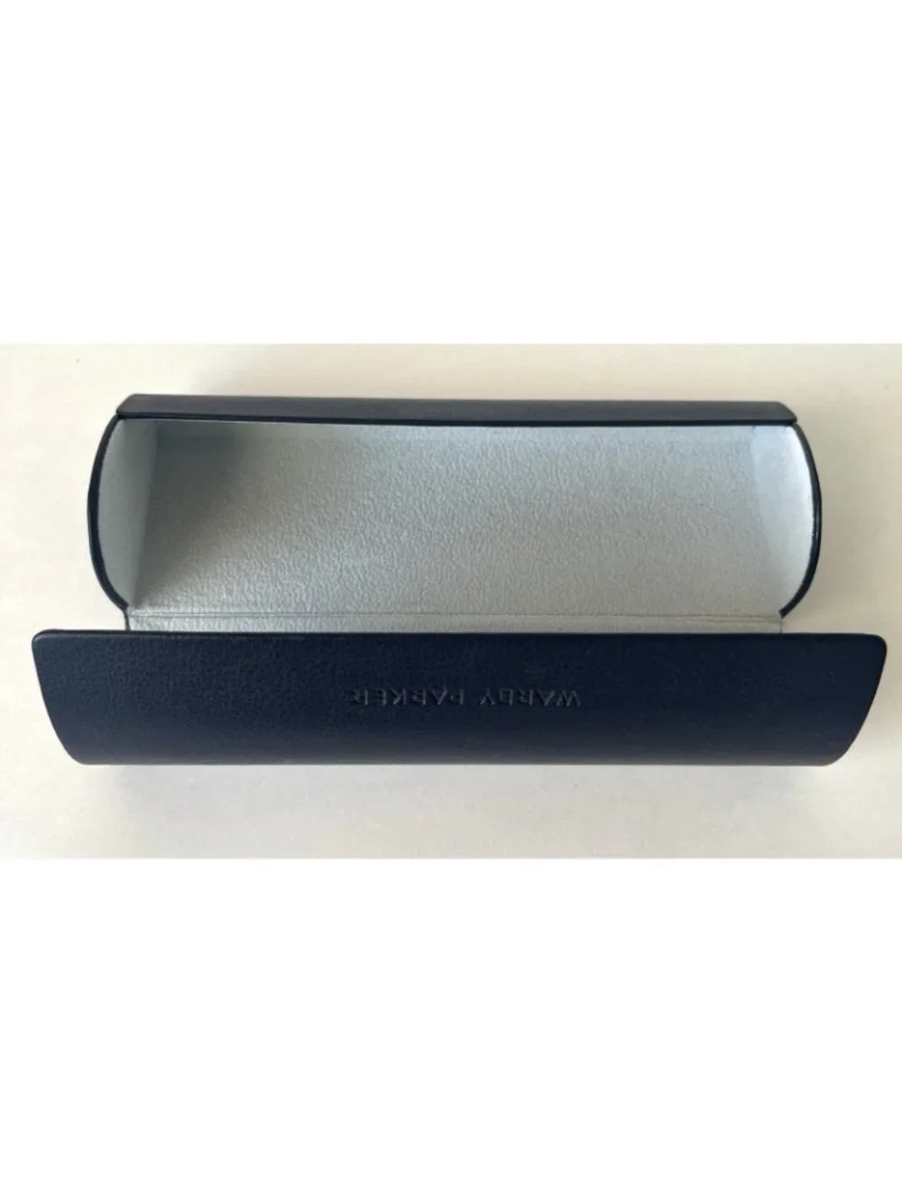 Warby Parker Eyeglass Case Navy Blue Eyeglasses Hard Case Replacement and Cloth